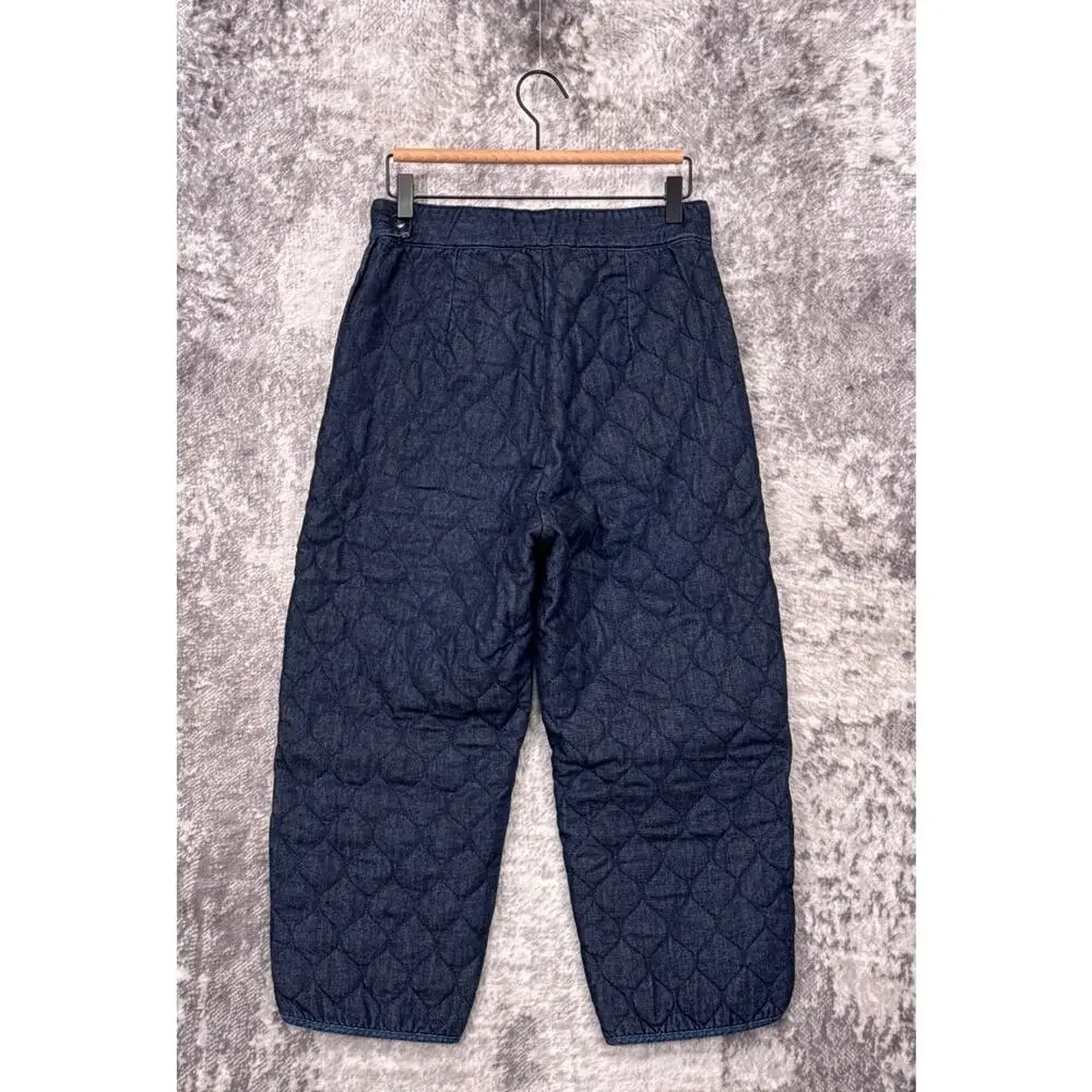 Levis Pants Small Womens Made & Crafted Roamer Quilted Relaxed Fit Cropped